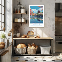 Tranquil Beauty of Ueno Park Poster