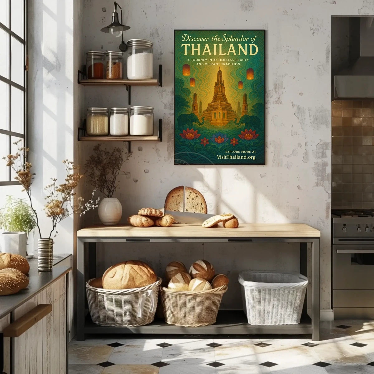 Thailand’s Mystical Beauty: Cultural or Heritage Poster