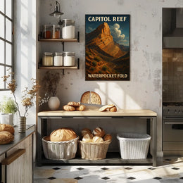 Capitol Reef Waterpocket Fold Poster