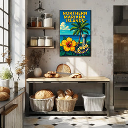 Northern Mariana Islands Paradise Poster