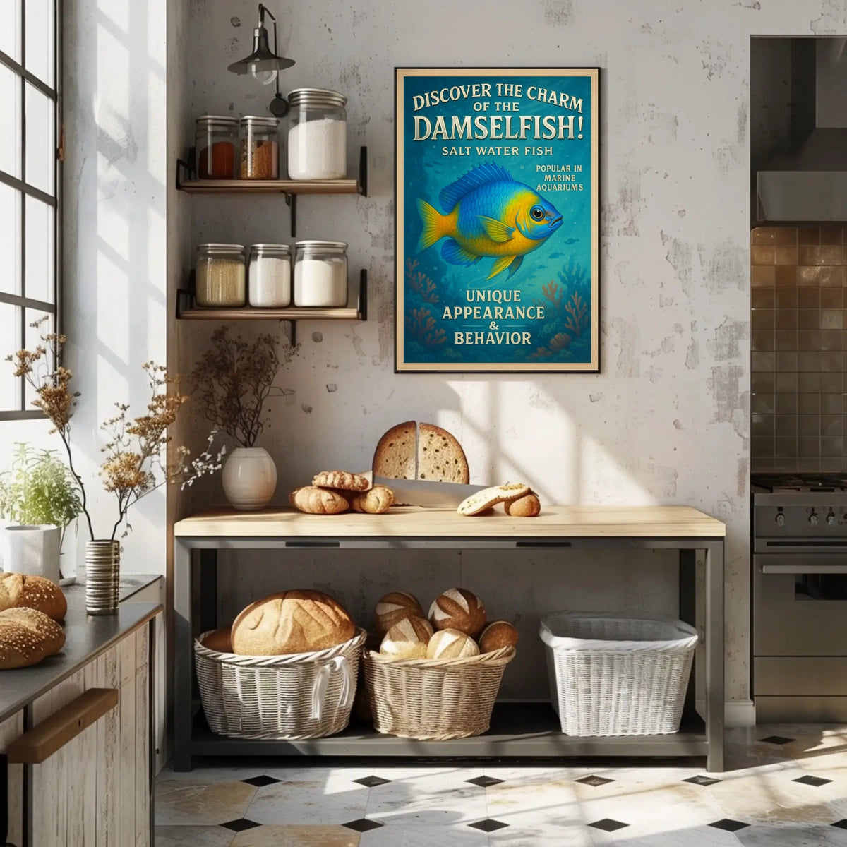 Discover the Charm of the Damselfish Poster