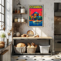 Istanbul A Vibrant Cityscape Poster