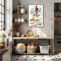 Tropical Adventure With Matson Lines Poster
