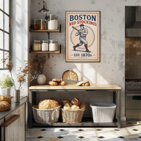 Boston Red Stockings Est. 1870s Poster PosterGoat