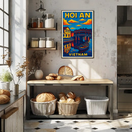 Hoi An Vietnam Travel Poster