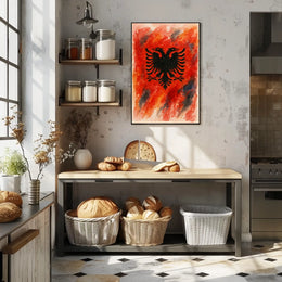 Symbolic Eagle Emblem Poster