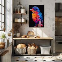 Vibrant Bird Of Paradise Poster