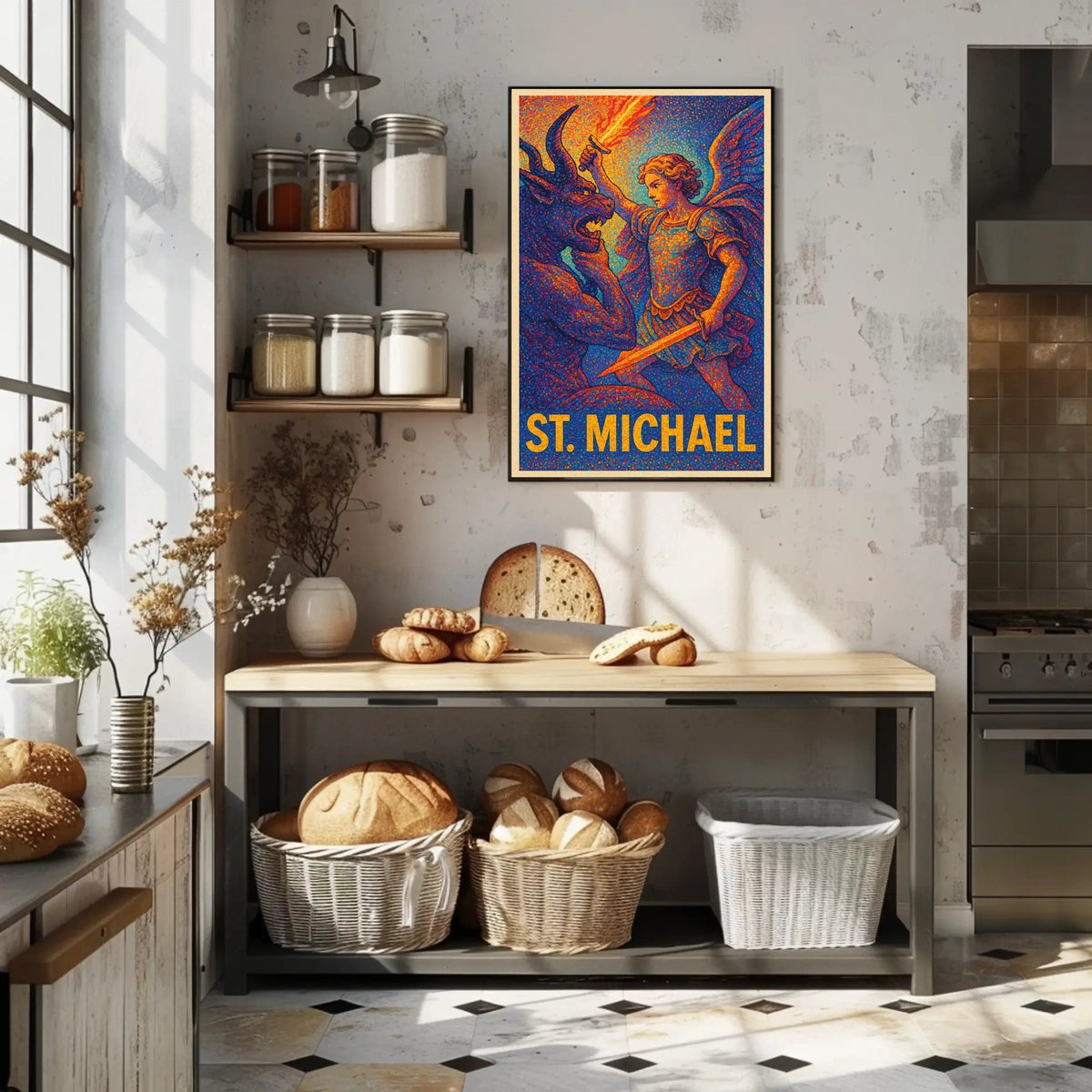 Saint Michael Wall Art poster