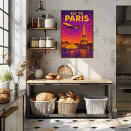 Fly To Paris Poster