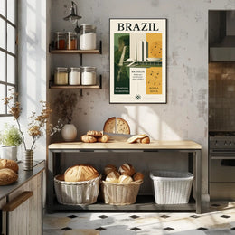 Brazil Modernist Harmony Poster PosterGoat