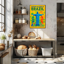 Discover the Spirit of Brazil Poster