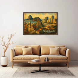 Rio de Janeiro A Vibrant Cityscape Poster