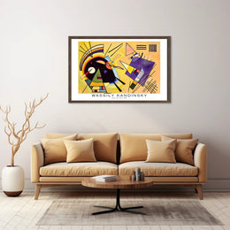 Wassily Kandinsky Black and Violet 1923 Poster