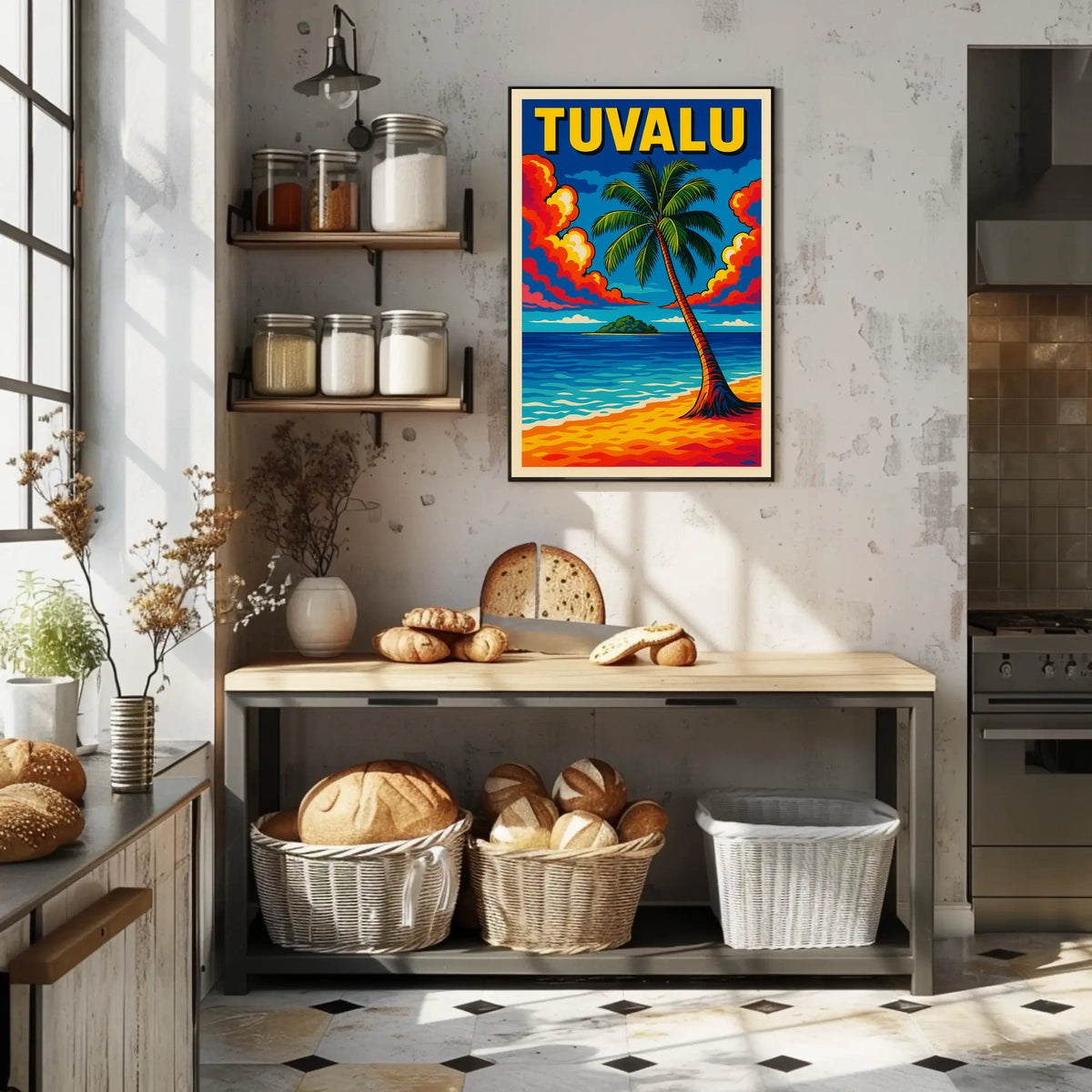 Tuvalu Tropical Paradise Poster