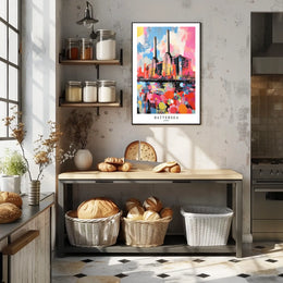 Battersea Power Station London Poster