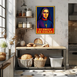 St. Emily de Vialar Poster