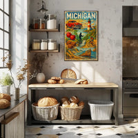 Discover Michigan Poster