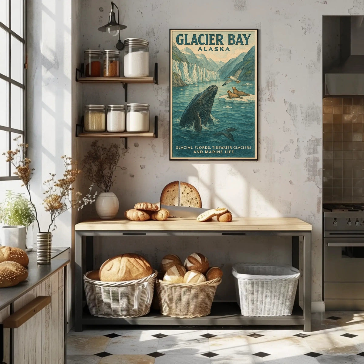 Glacier Bay, Alaska Poster