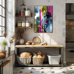 Abstract Grapes Abstract Poster