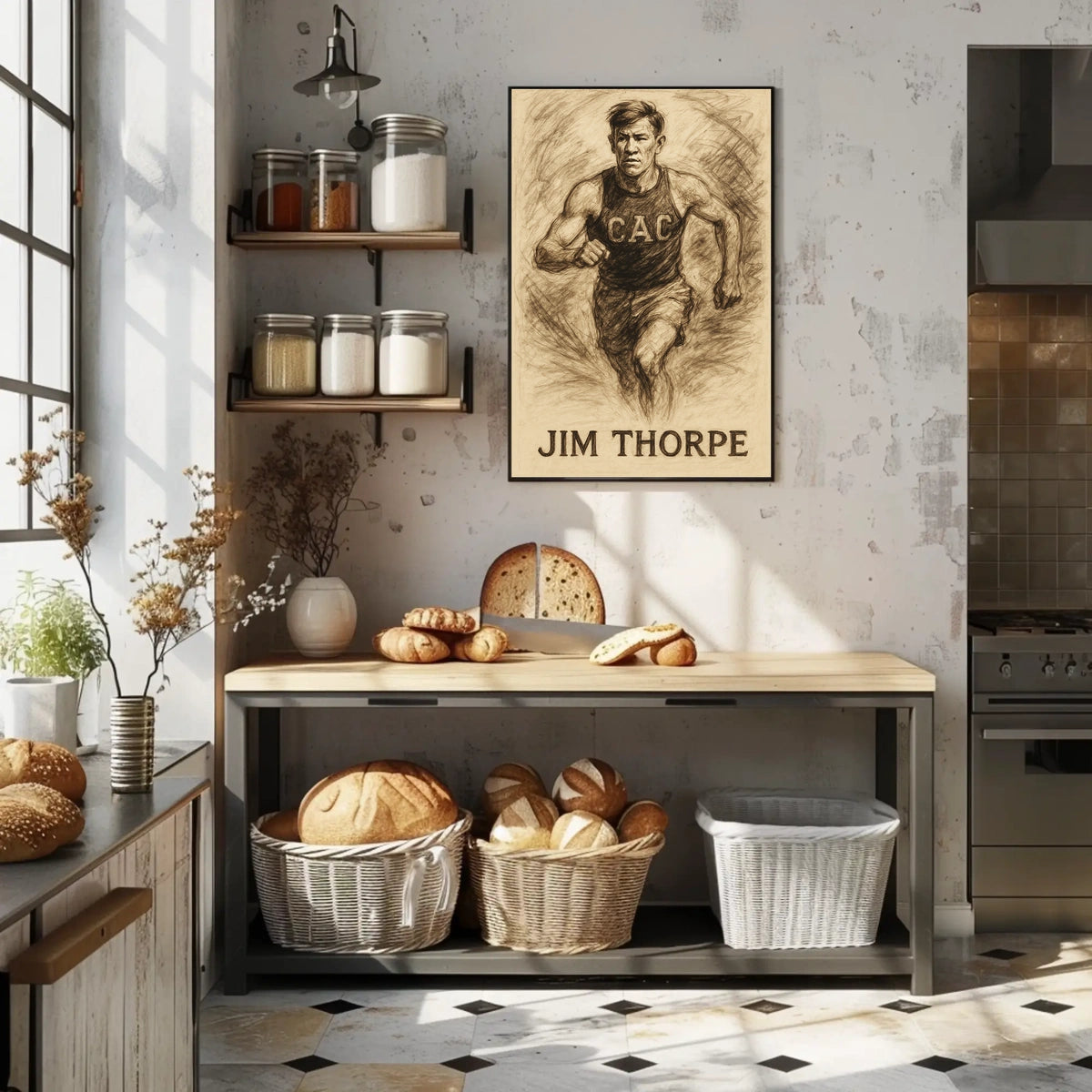 Jim Thorpe Athletic Legend Poster