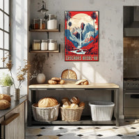 Cascadas Misol-Ha Retro Travel Poster