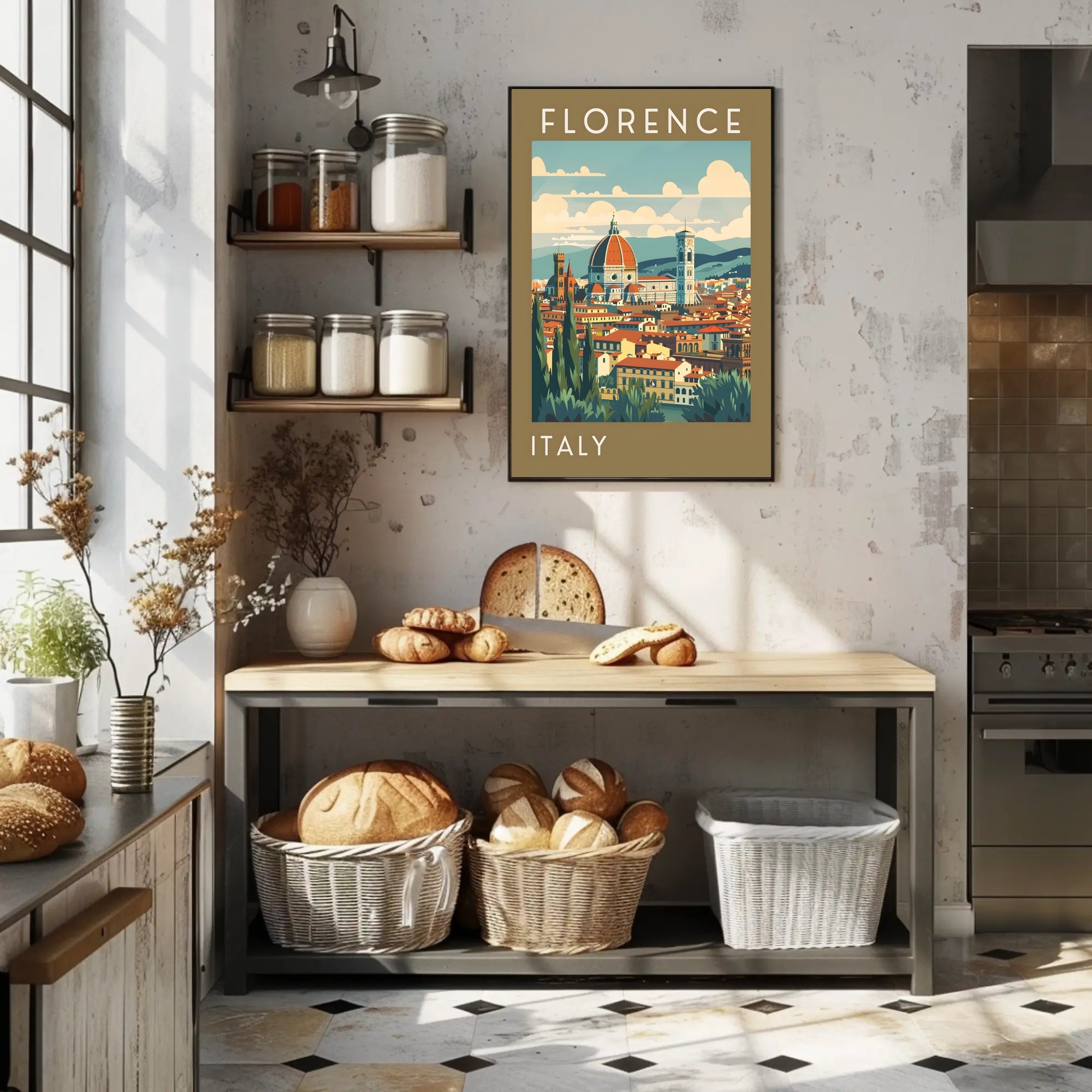 Florence, Italy Travel Poster