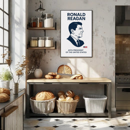Ronald Reagan 40th President Poster