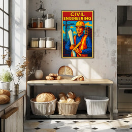 Civil Engineering Vision Poster
