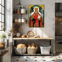Iconic Religious Figure Poster