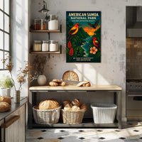 American Samoa's Splendor: Vibrant National Park Poster