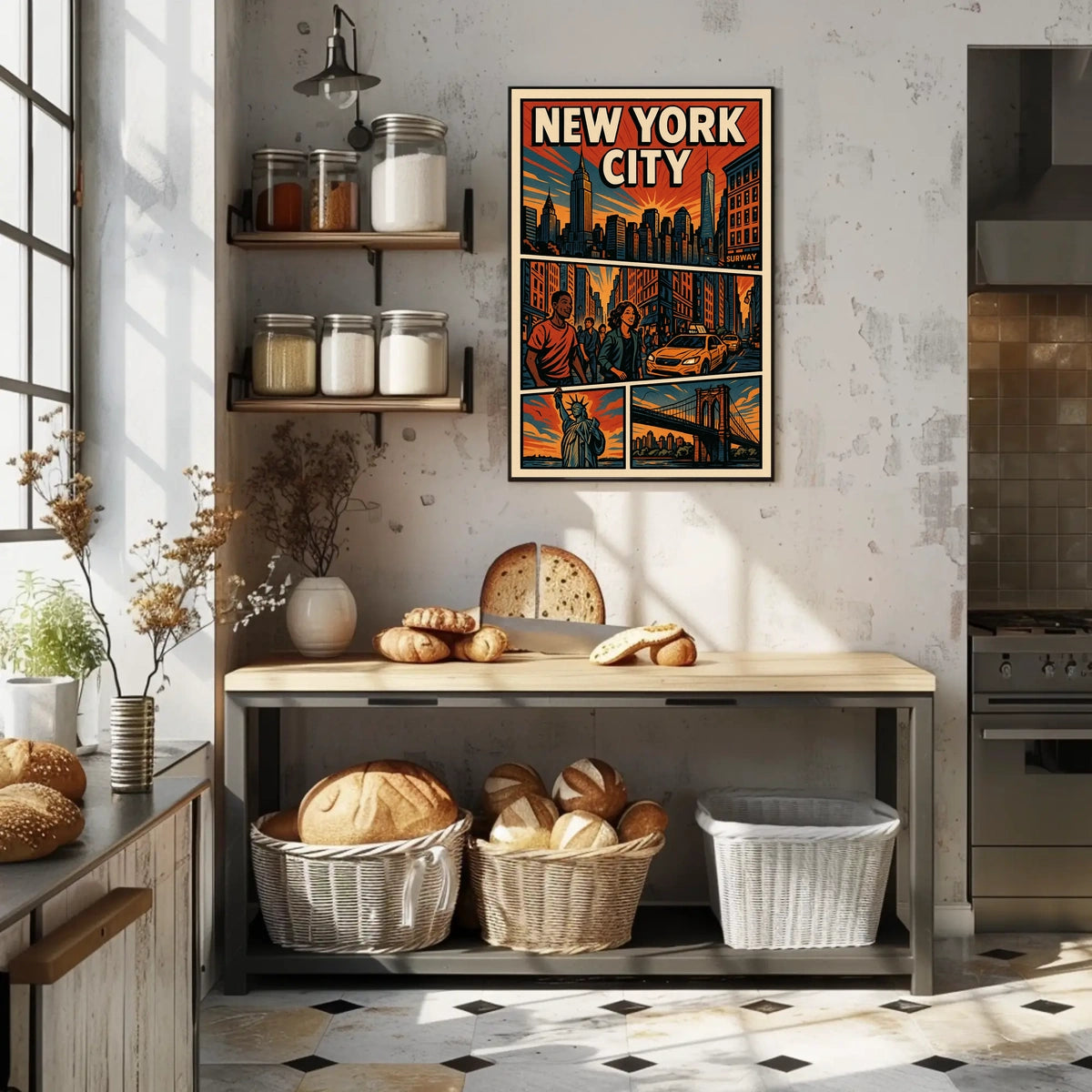 Vibrant New York City Poster