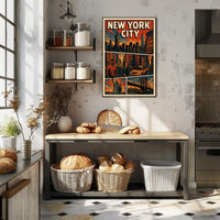 Vibrant New York City Poster