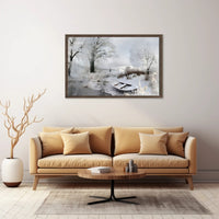 Winter's Silent Embrace Poster