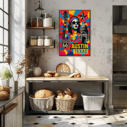 Austin, Texas Vibes Poster