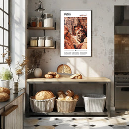 Petra Treasury Art Print Cultural or Heritage Poster PosterGoat