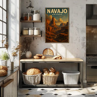 Navajo Arizona Landscape Poster