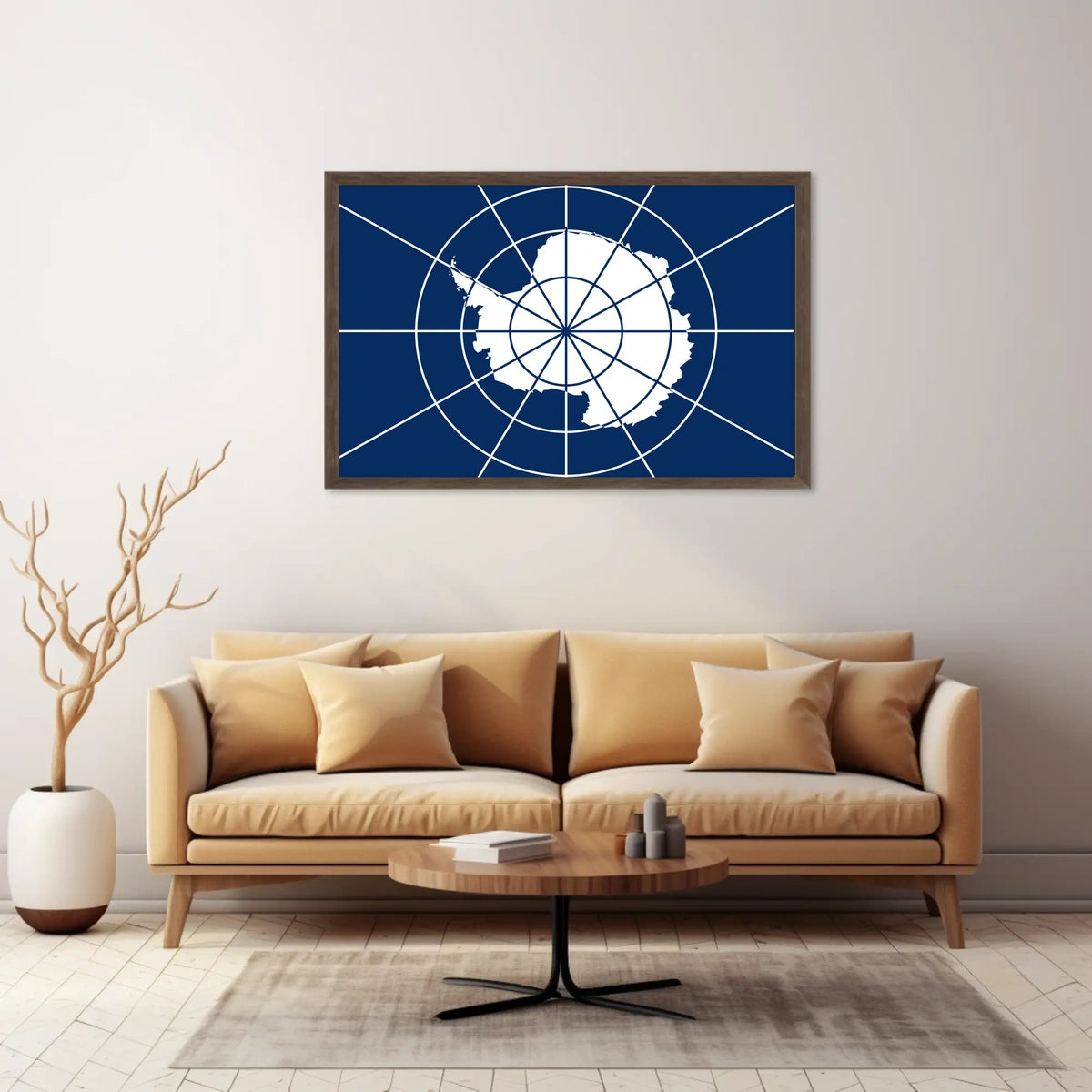 Antarctica Flag Poster