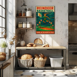 Reindeer Basketball Extravaganza Poster