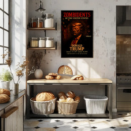 Donald Trump 47th President of the United States Zombidents Poster Series