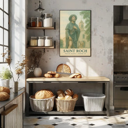 Saint Roch Patron Saint Of Dogs And Poster