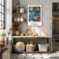 Victorian Cotton Prints Exhibition by William Morris Poster