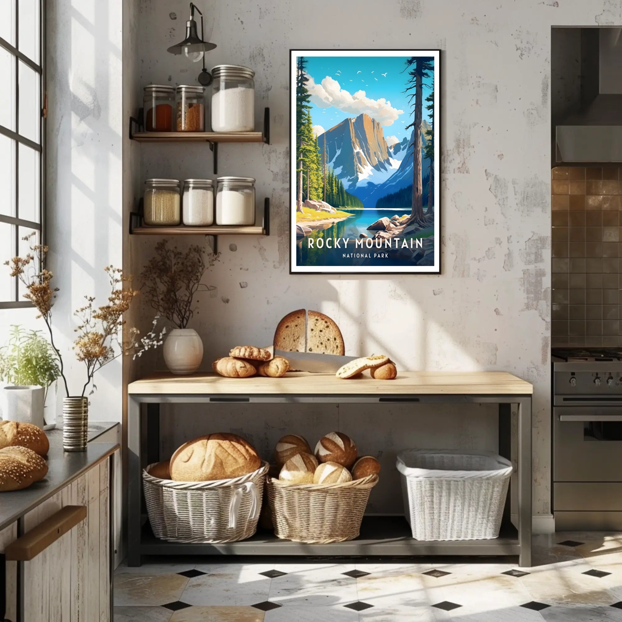 Rocky Mountain National Park Scenic Poster Print