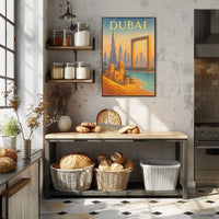 Dubai Poster Wall Art Blends Tradition Modernity For Home