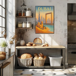 Dubai Poster Wall Art Blends Tradition Modernity For Home