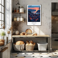 Bergen Sunset View Travel Poster