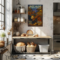 New Orleans Jazz Night in French Quarter Poster