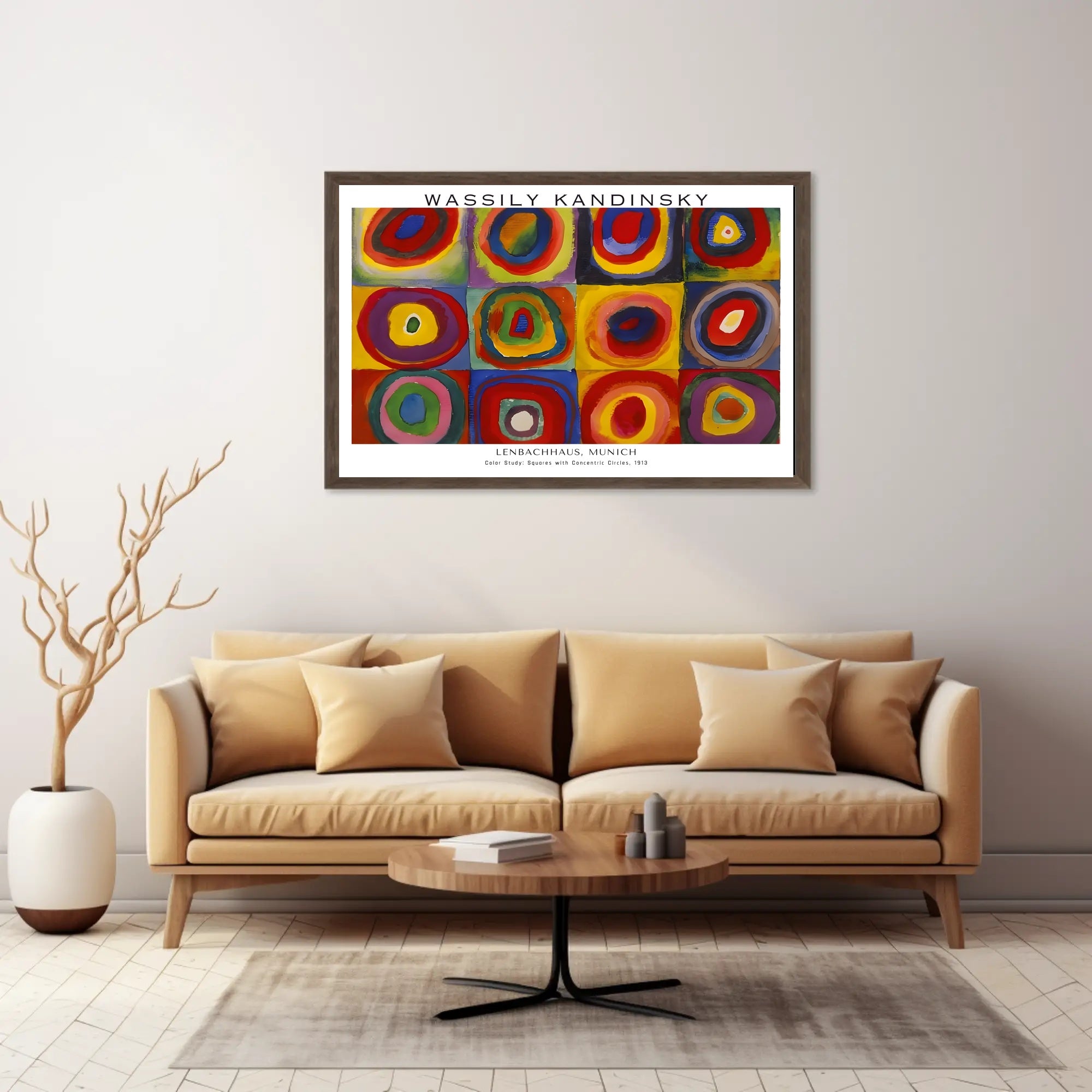 Wassily Kandinsky Color Study Poster