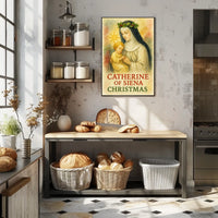 Catherine of Siena Religious Heritage Artistic Poster