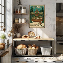 Tivoli Christmas in Copenhagen Poster