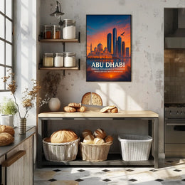 Abu Dhabi Elegance Poster: Cultural and Heritage Poster